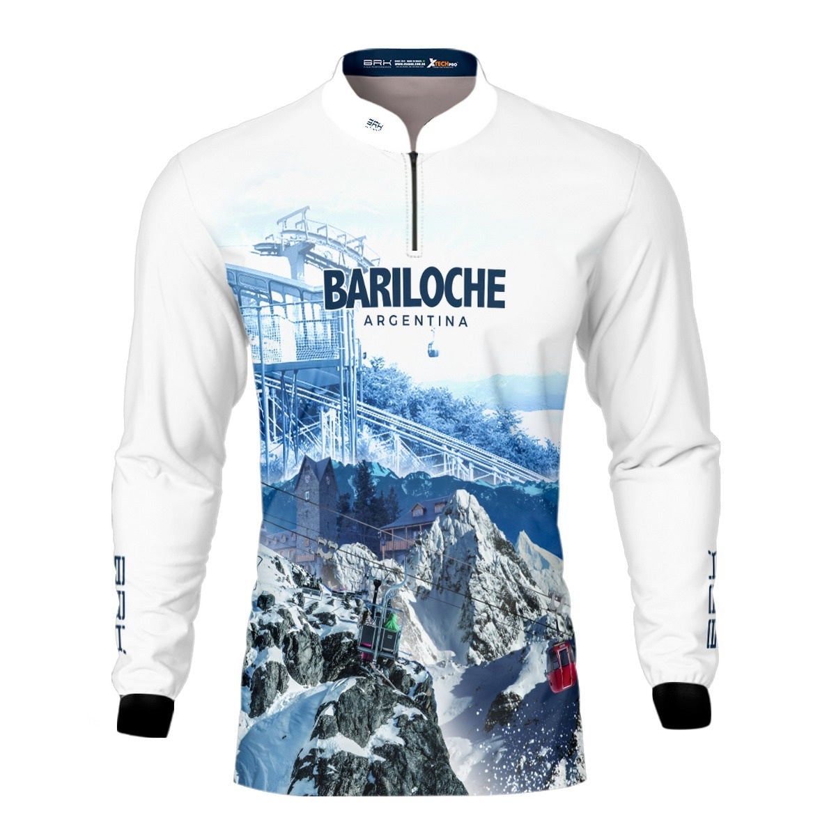 Camisa de Motociclismo Brk Expedição Bariloche com Proteção Solar UV50+
