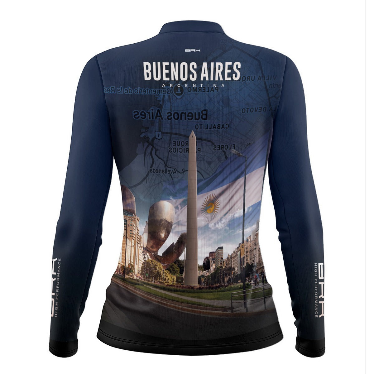 Camisa de Motociclismo Feminina Brk Expedição Buenos Aires com Proteção Solar UV50+