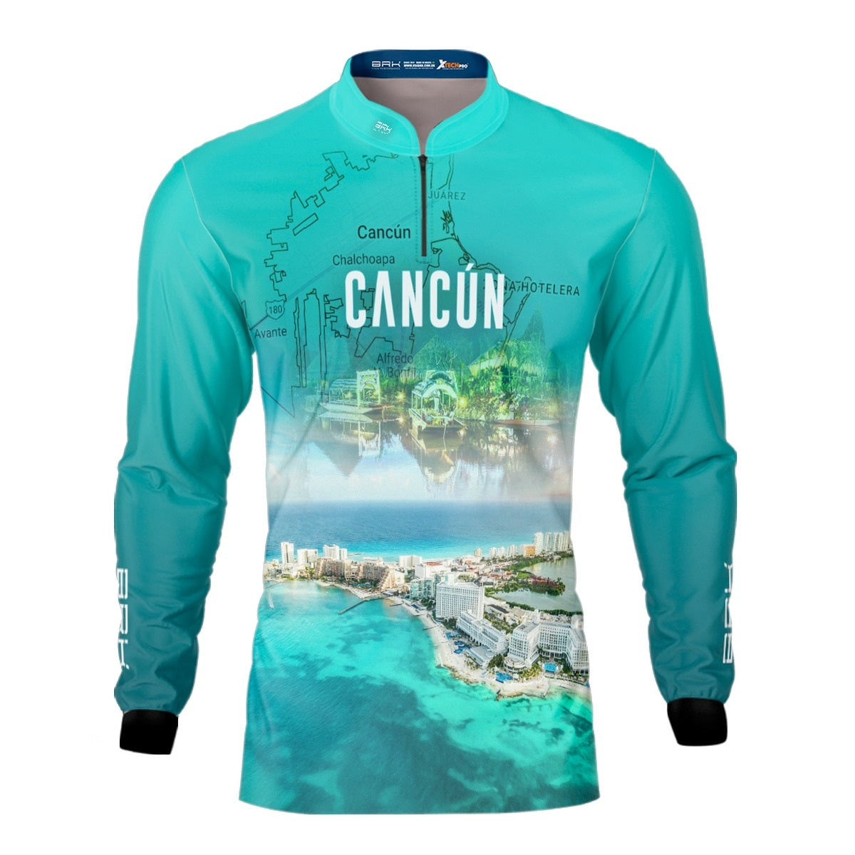 Camisa de Motociclismo Brk Expedição Cancún com Proteção Solar UV50+