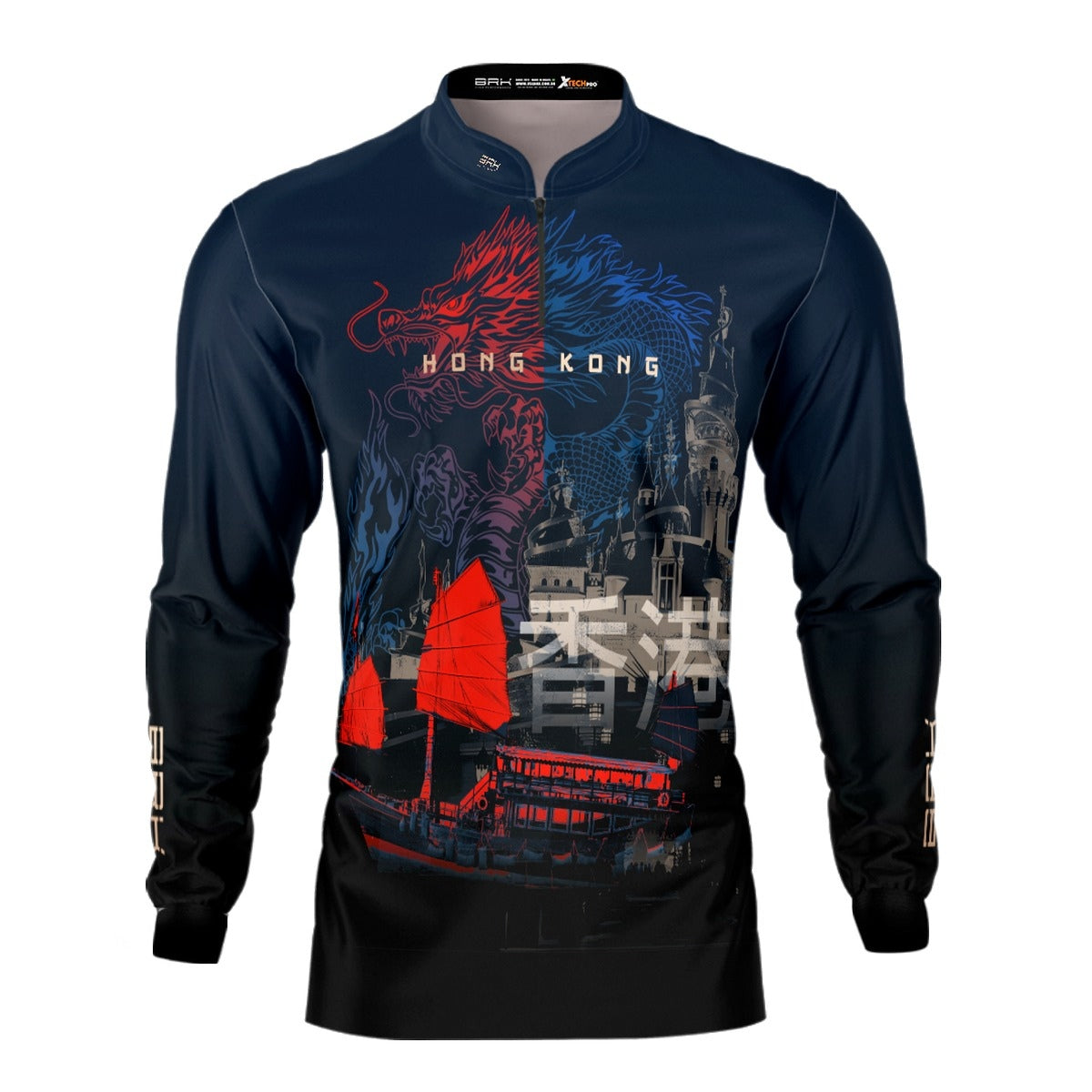 Camisa de Motociclismo Brk Expedição Hong Kong com Proteção Solar UV50+