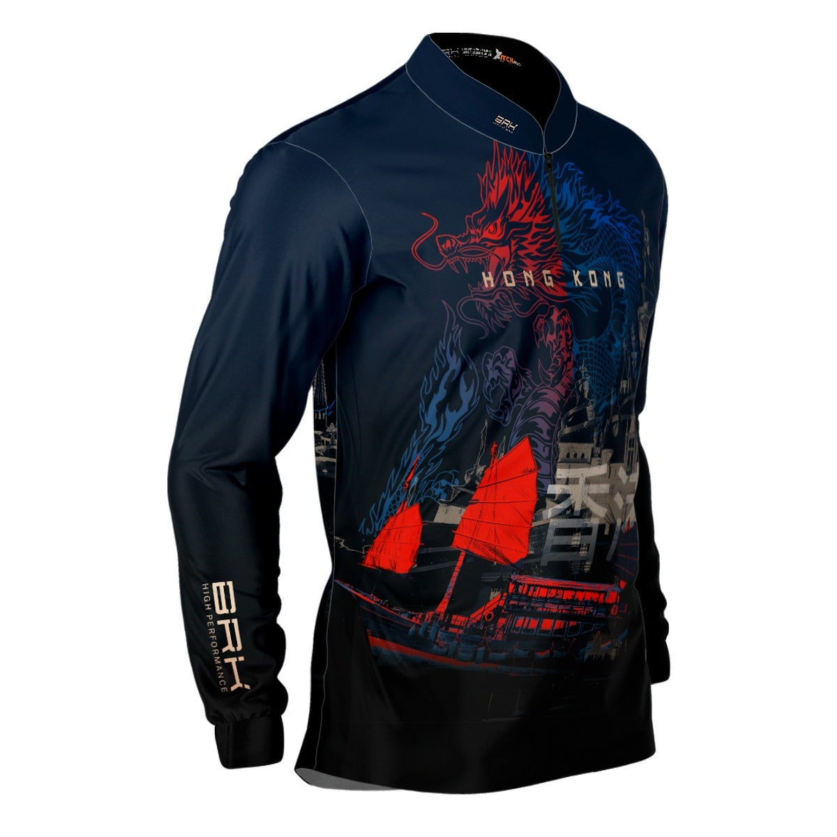 Camisa de Motociclismo Brk Expedição Hong Kong com Proteção Solar UV50+