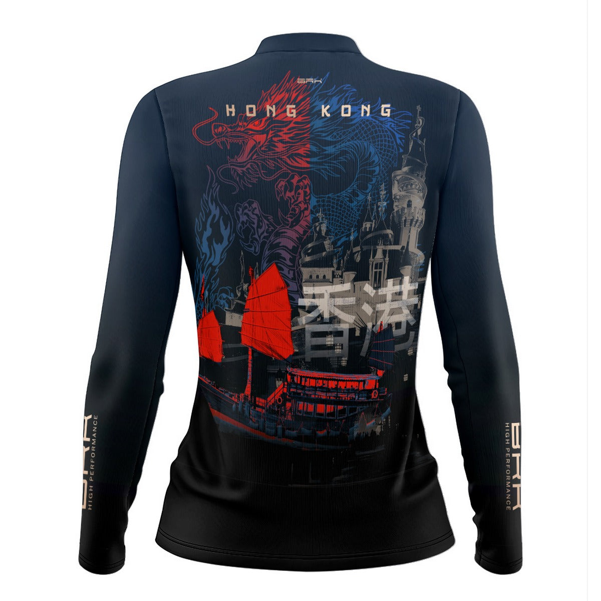 Camisa de Motociclismo Feminina Brk Expedição Hong Kong com Proteção Solar UV50+