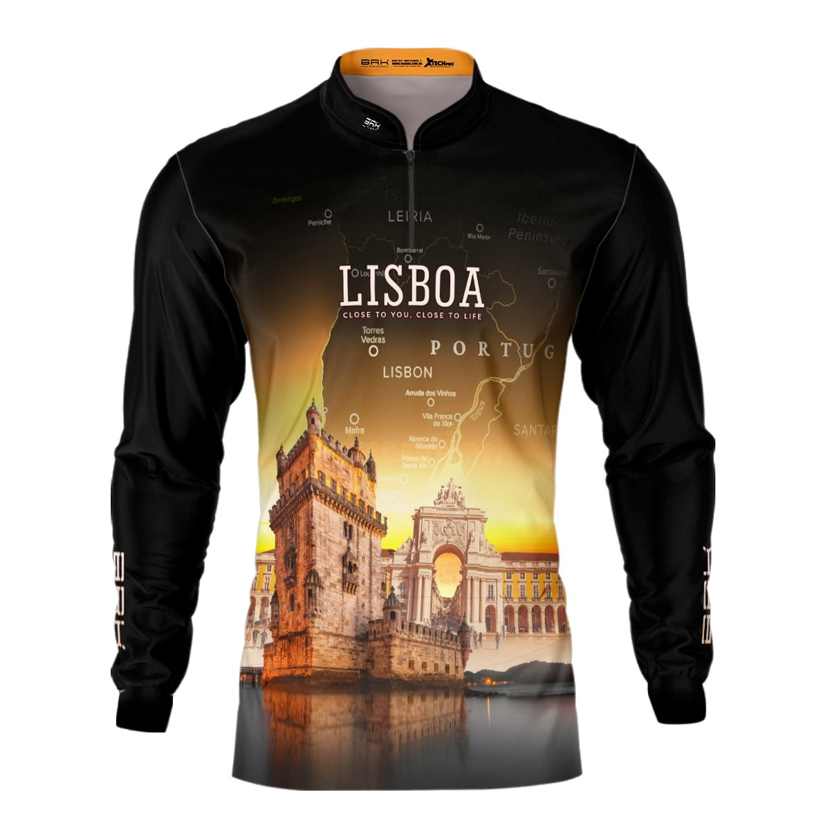 Camisa de Motociclismo Brk Expedição Lisboa com Proteção Solar UV50+