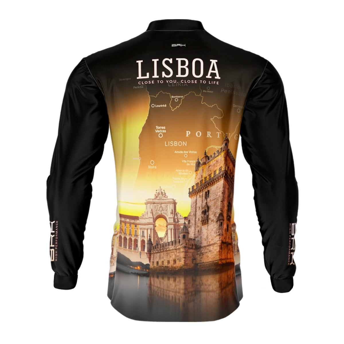 Camisa de Motociclismo Brk Expedição Lisboa com Proteção Solar UV50+