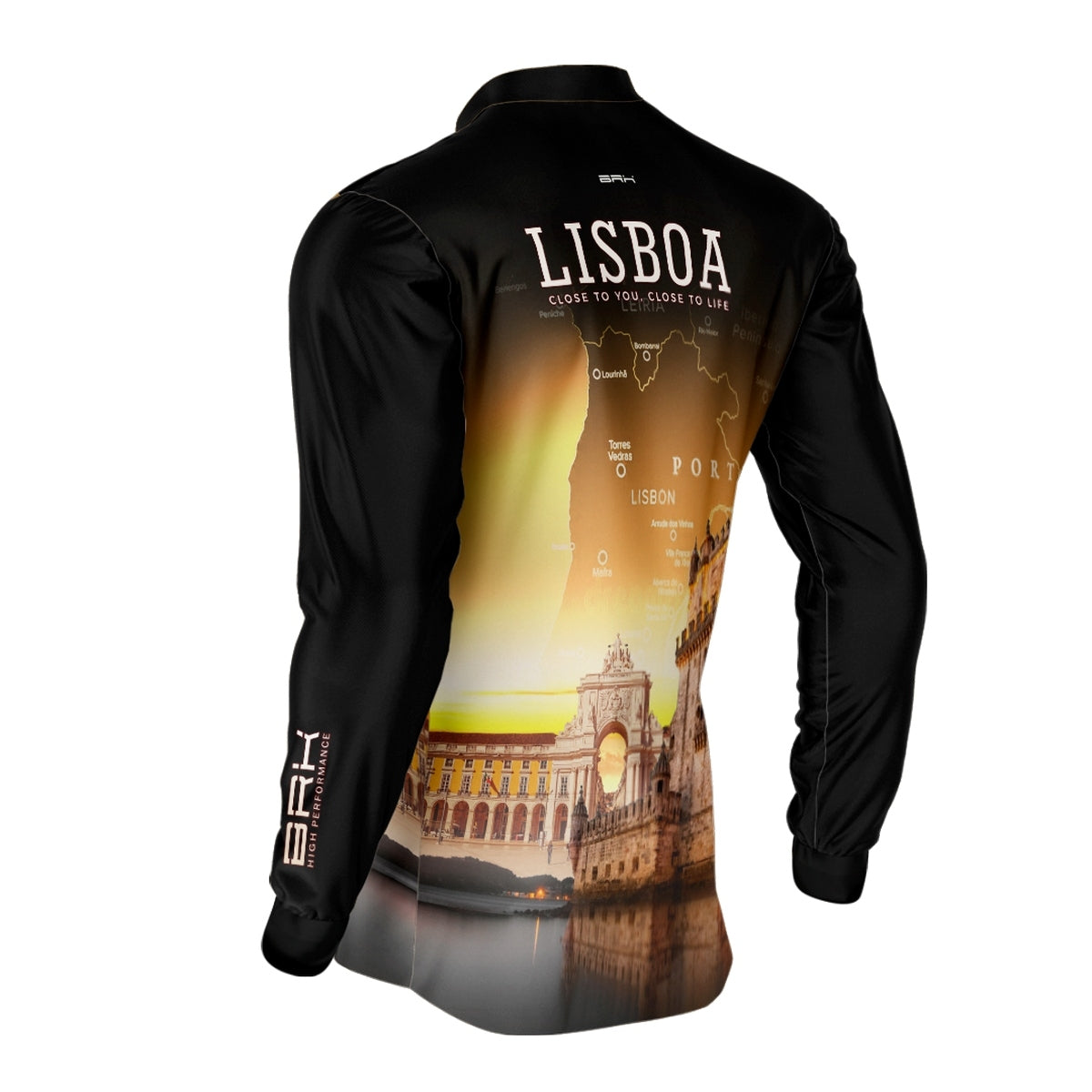 Camisa de Motociclismo Brk Expedição Lisboa com Proteção Solar UV50+