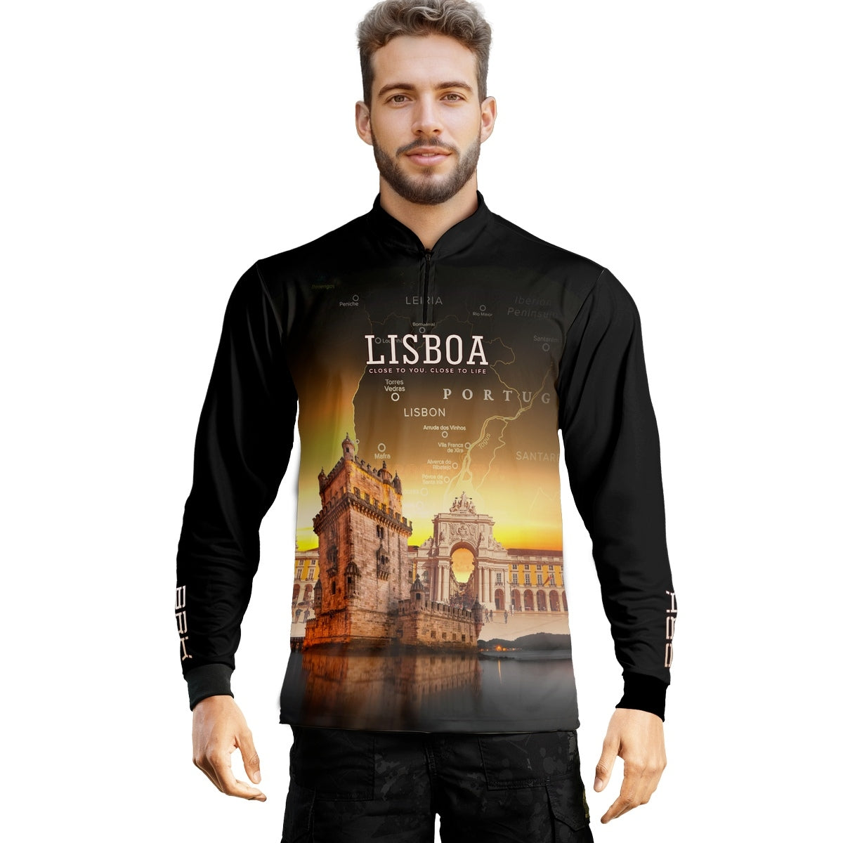 Camisa de Motociclismo Brk Expedição Lisboa com Proteção Solar UV50+