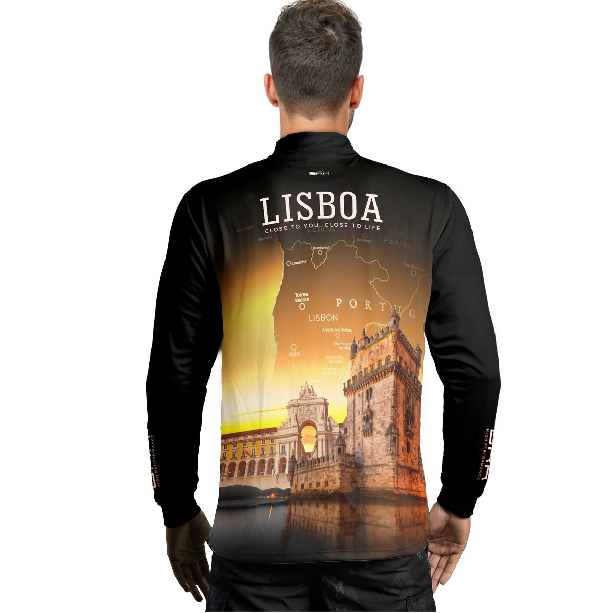 Camisa de Motociclismo Brk Expedição Lisboa com Proteção Solar UV50+