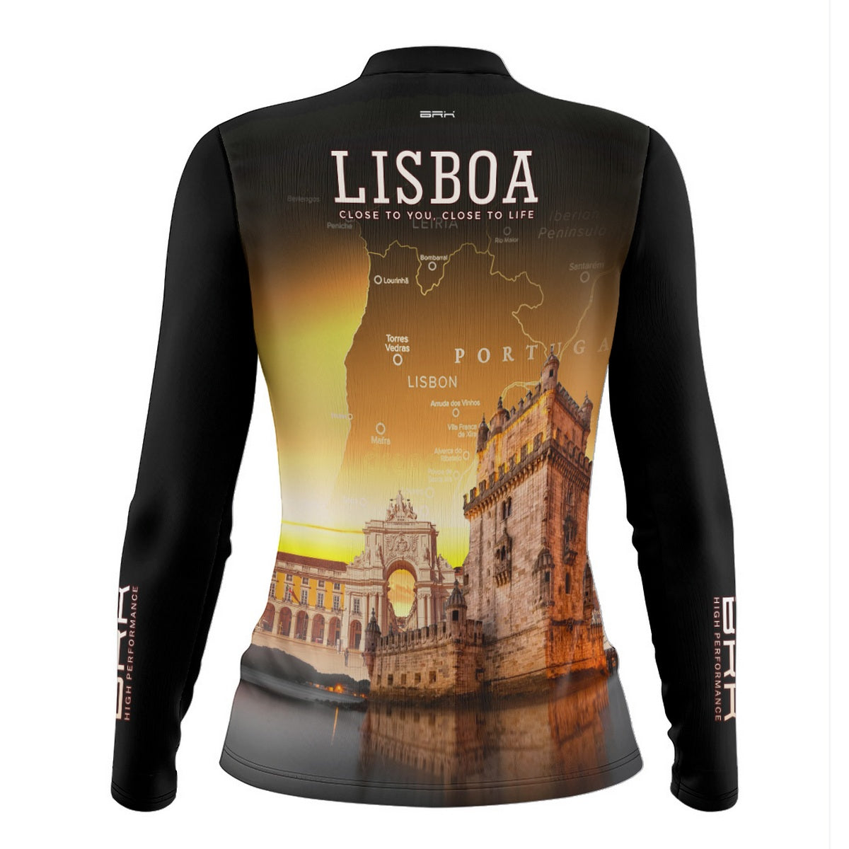 Camisa de Motociclismo Feminina Brk Expedição Lisboa com Proteção Solar UV50+