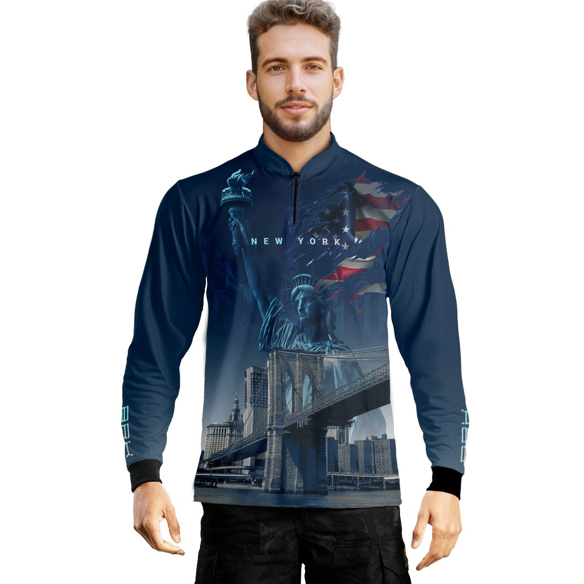 Camisa de Motociclismo Brk Expedição New York com Proteção Solar UV50+