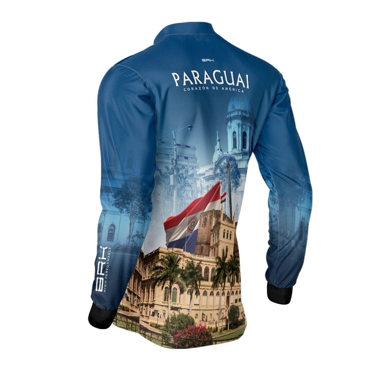 Camisa de Motociclismo Brk Expedição Paraguai com Proteção Solar UV50+