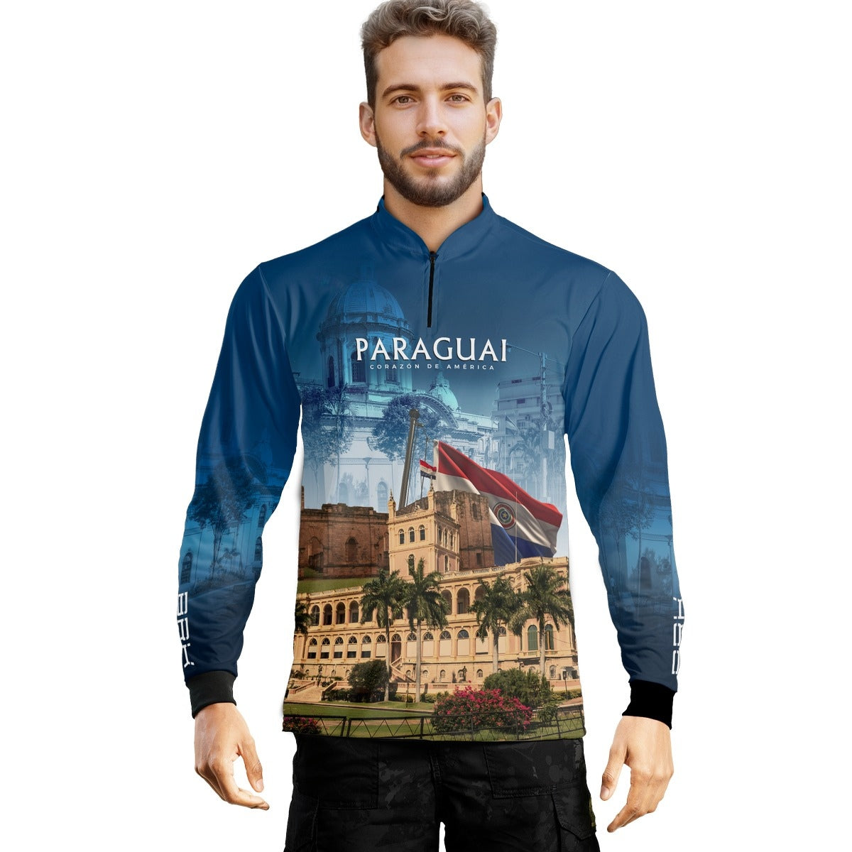 Camisa de Motociclismo Brk Expedição Paraguai com Proteção Solar UV50+