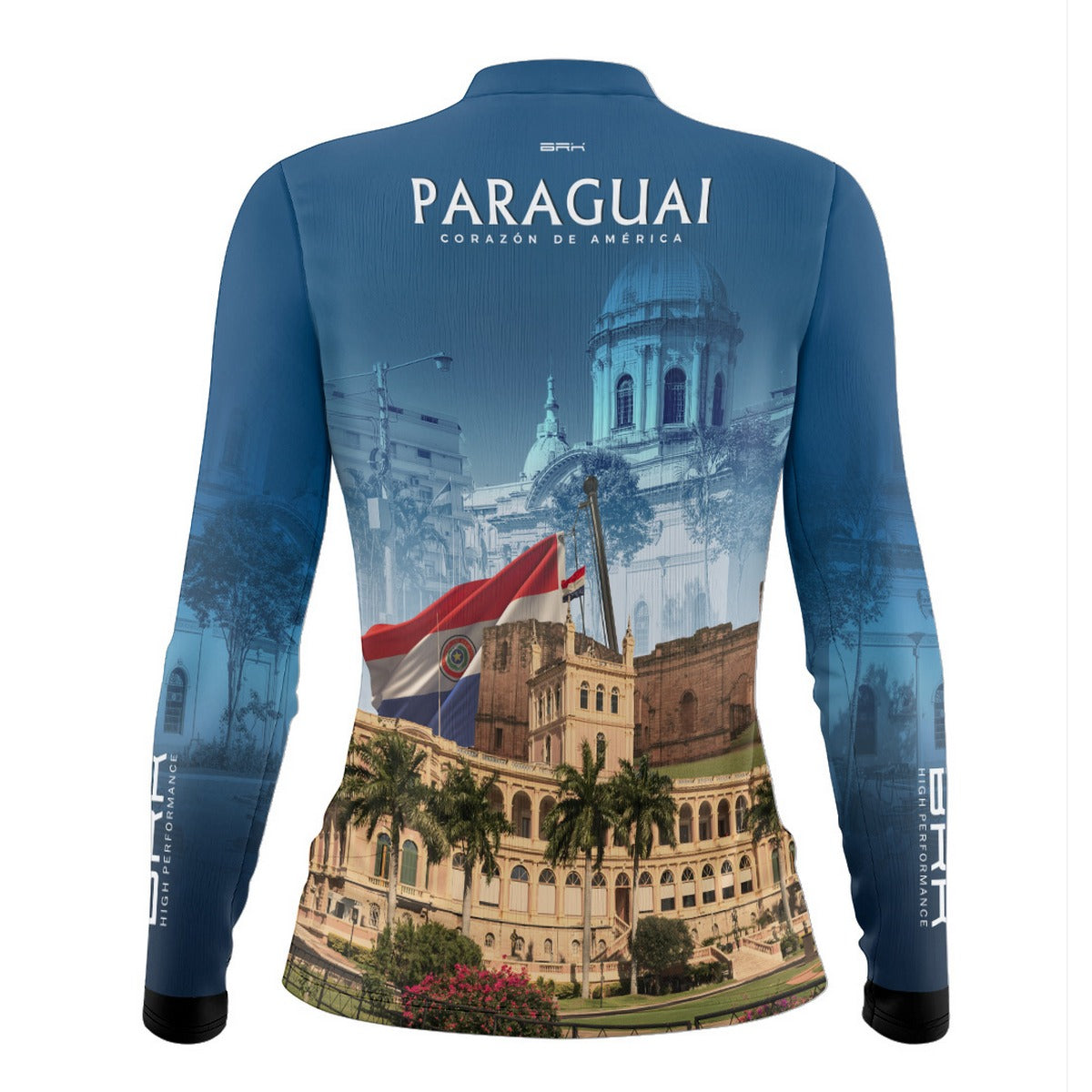Camisa de Motociclismo Feminina Brk Expedição Paraguai com Proteção Solar UV50+