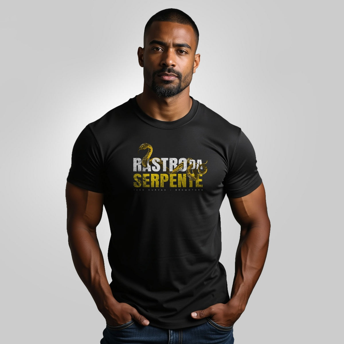 Camiseta Rastro Da Serpente com Algodão Premium Brk