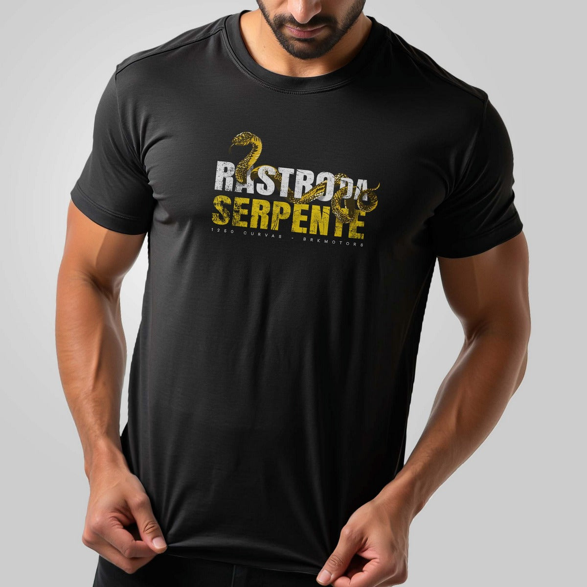 Camiseta Rastro Da Serpente com Algodão Premium Brk