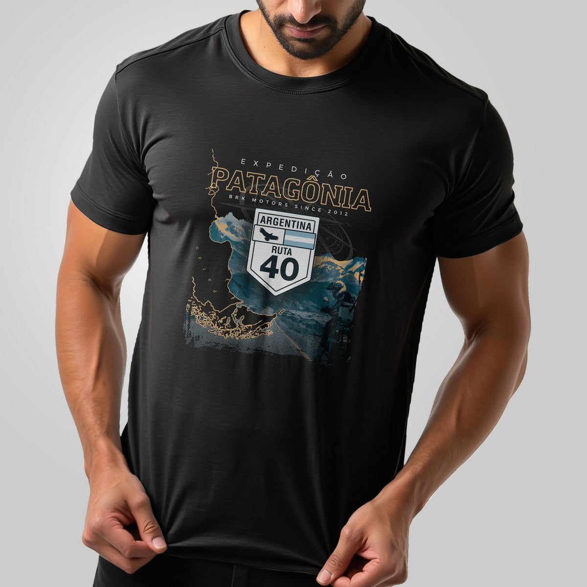 Camiseta Expedição Patagônia com Algodão Premium Brk