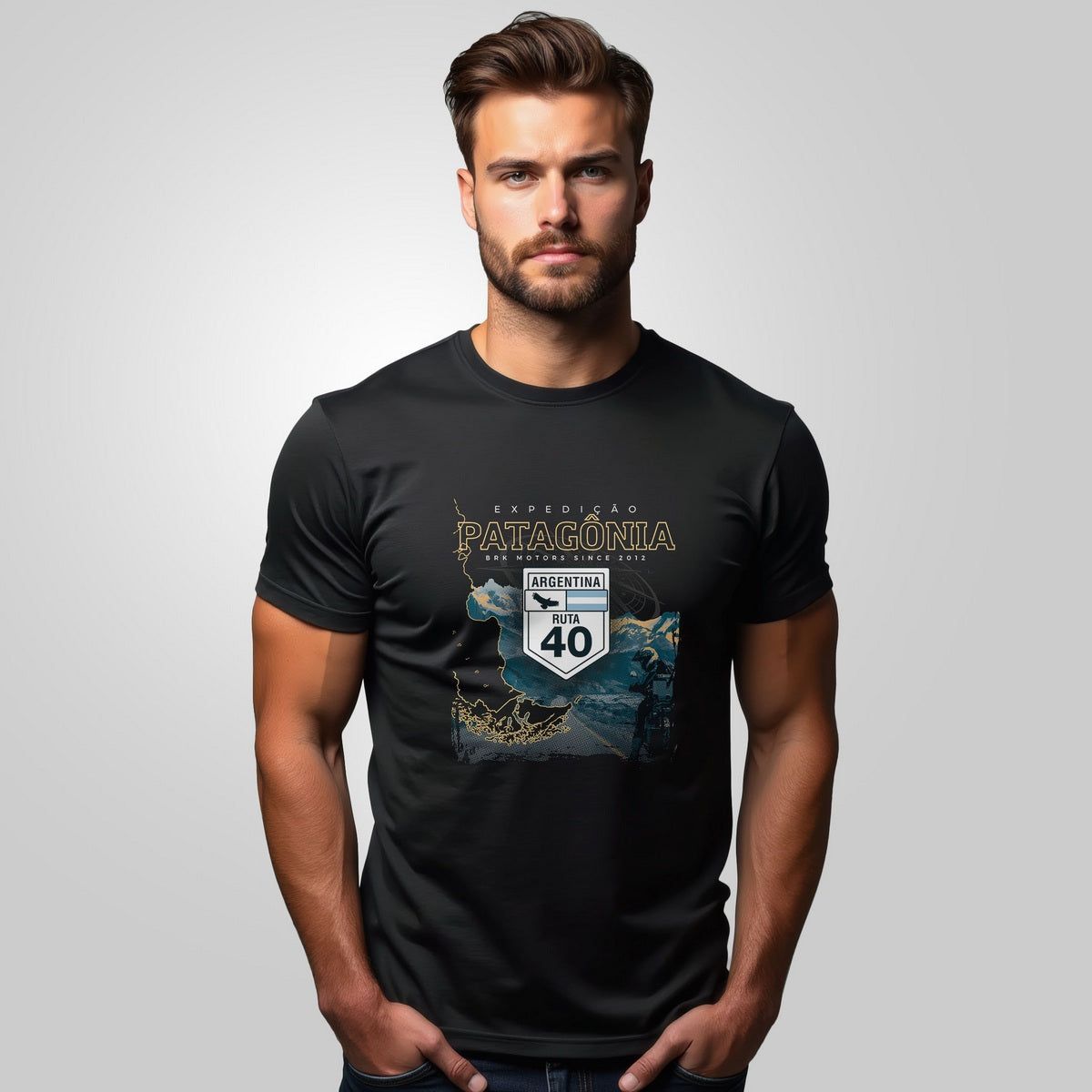Camiseta Expedição Patagônia com Algodão Premium Brk