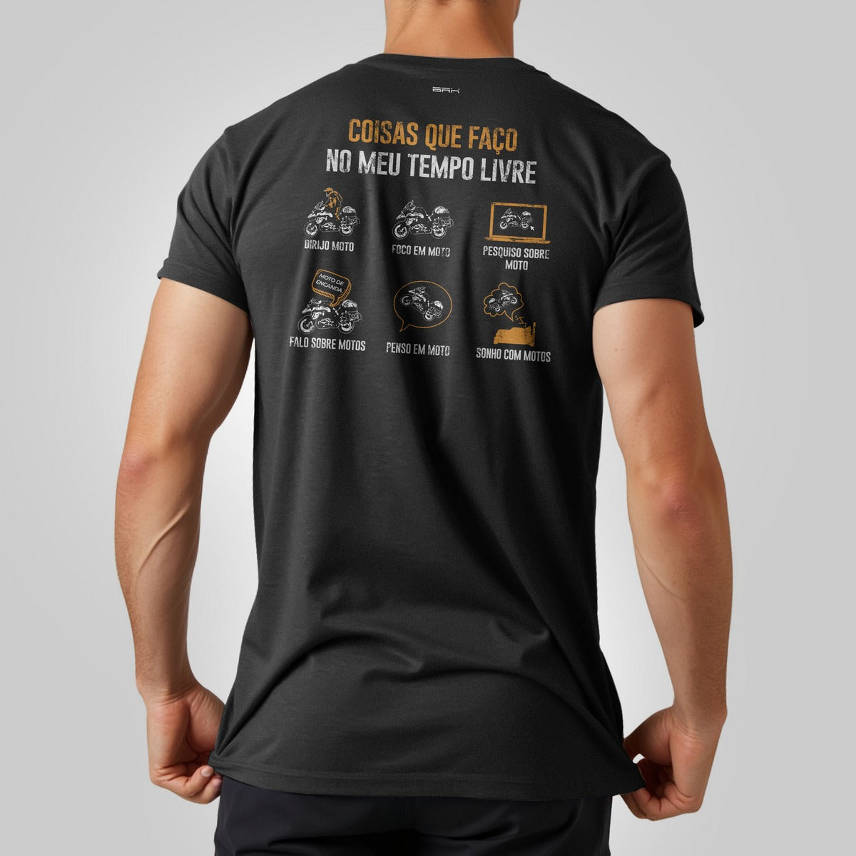 Camiseta No Meu Tempo Livre com Algodão Premium Brk