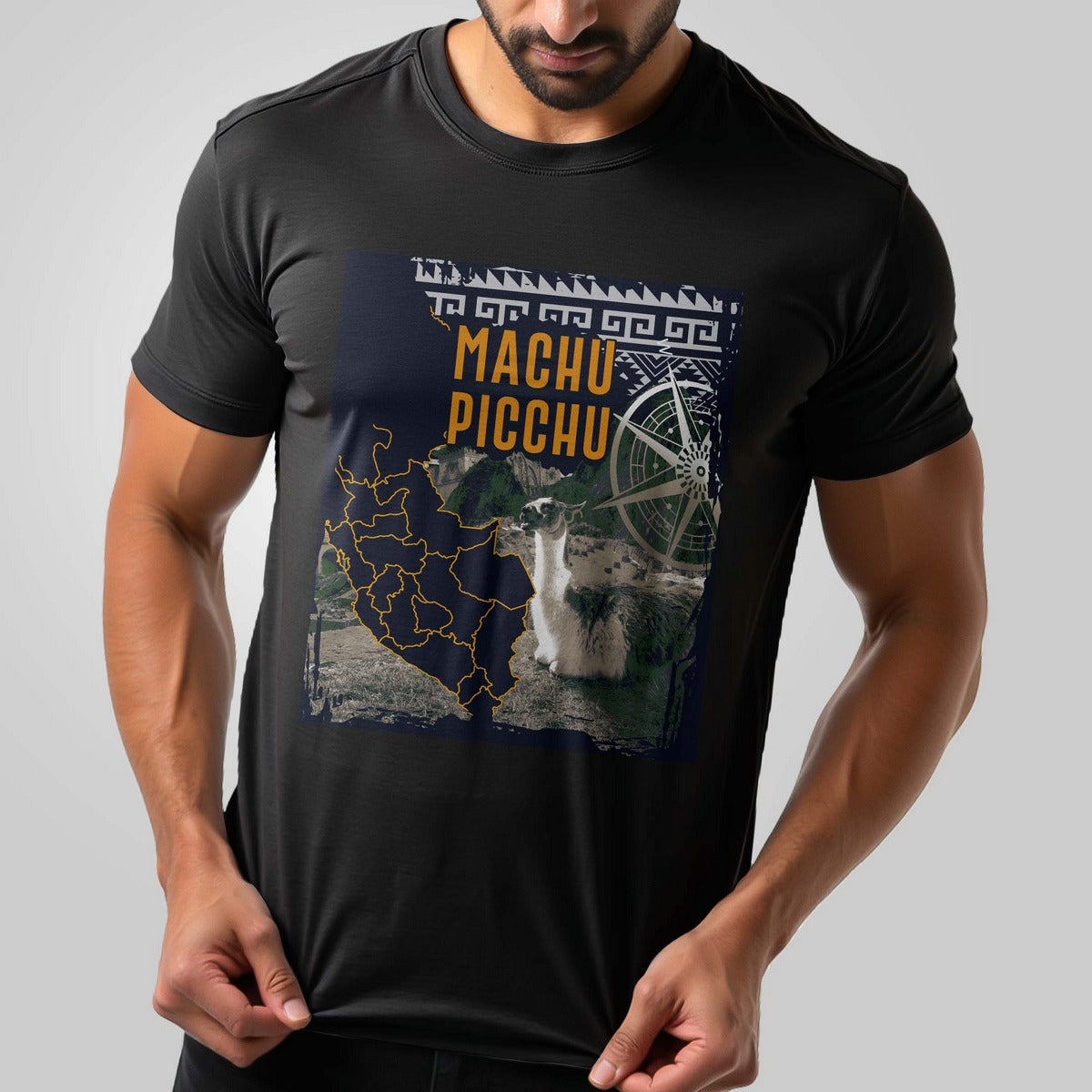 Camiseta Expedição Machu Picchu Alturas com Algodão Premium Brk
