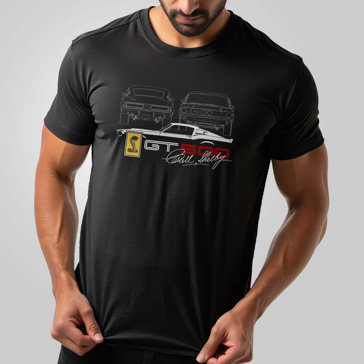Camiseta Shelby GT500 O Clássico que Nunca Sai de Moda com Algodão Premium Brk