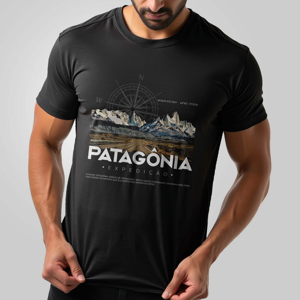 Camiseta Expedição Patagônia em Cada Detalhe com Algodão Premium Brk