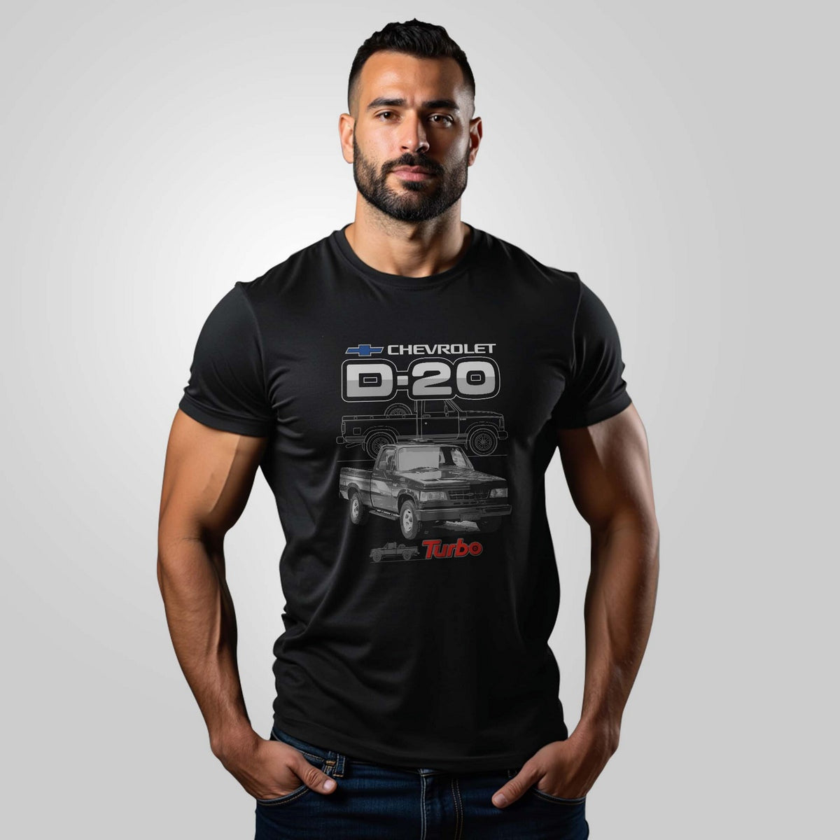 Camiseta Caminhonete D20 Turbo com Algodão Premium Brk