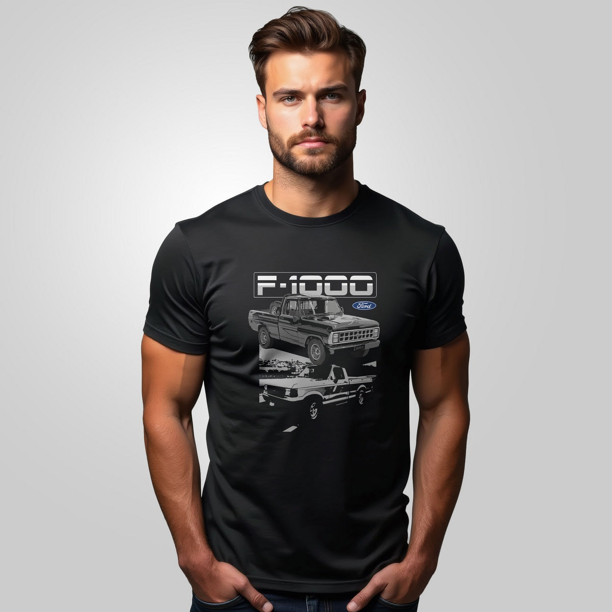 Camiseta Caminhonete F1000 com Algodão Premium Brk