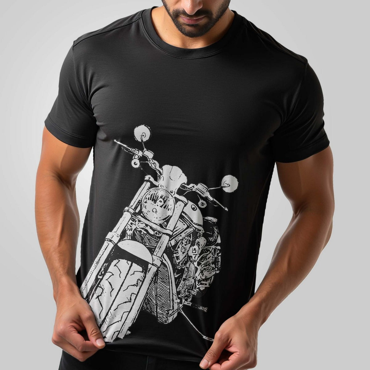 Camiseta Motociclismo Brk Custom com Algodão Premium
