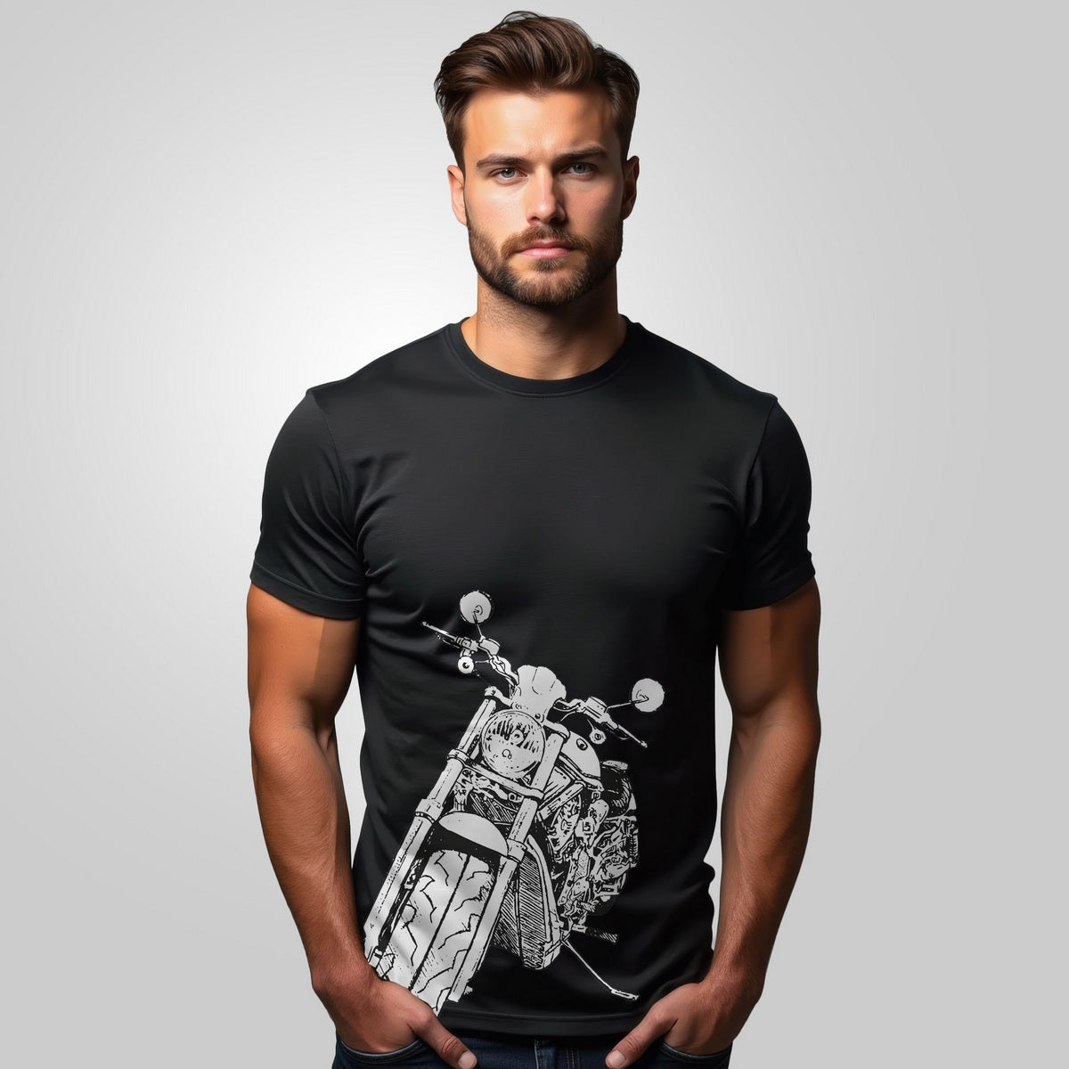 Camiseta Motociclismo Brk Custom com Algodão Premium