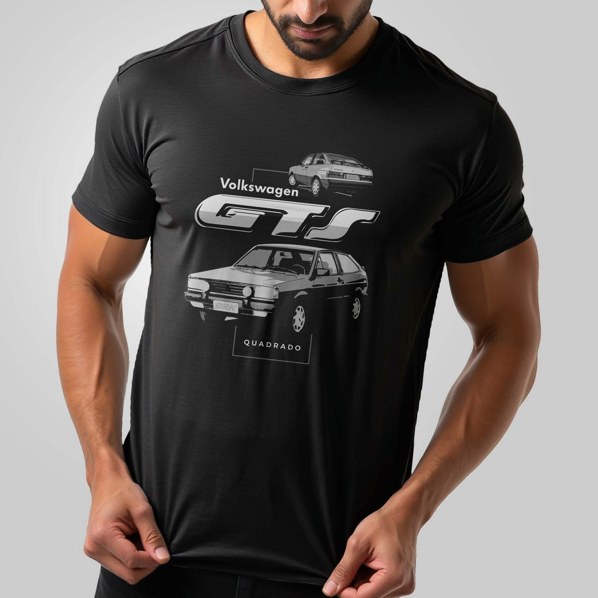 Camiseta Motors Gol GTS Quadrado com Algodão Premium Brk
