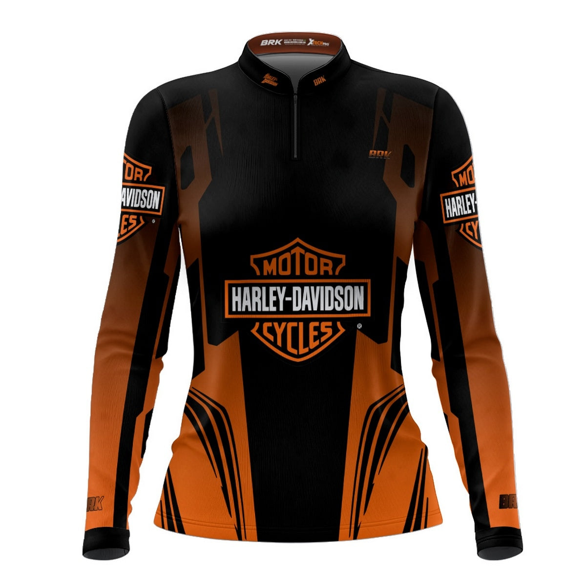 Camisa de Motociclismo Feminina Brk Harley Davidson com Proteção UV50+