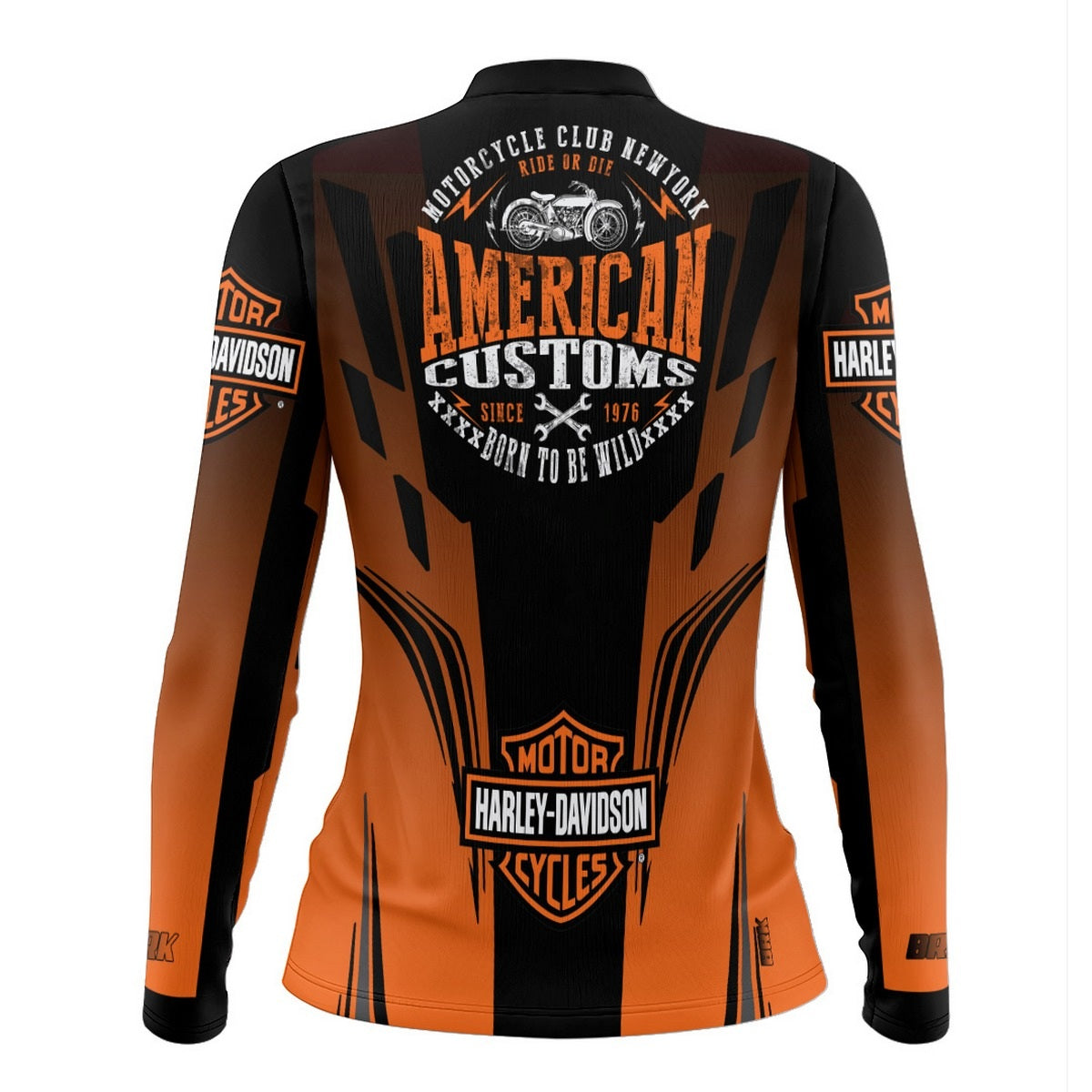 Camisa de Motociclismo Feminina Brk Harley Davidson com Proteção UV50+