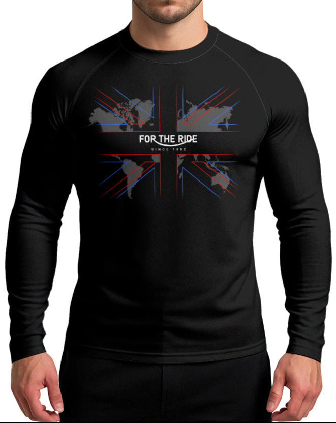 Camisa Segunda Pele Brk Motociclismo For The Ride com Proteção UV50+