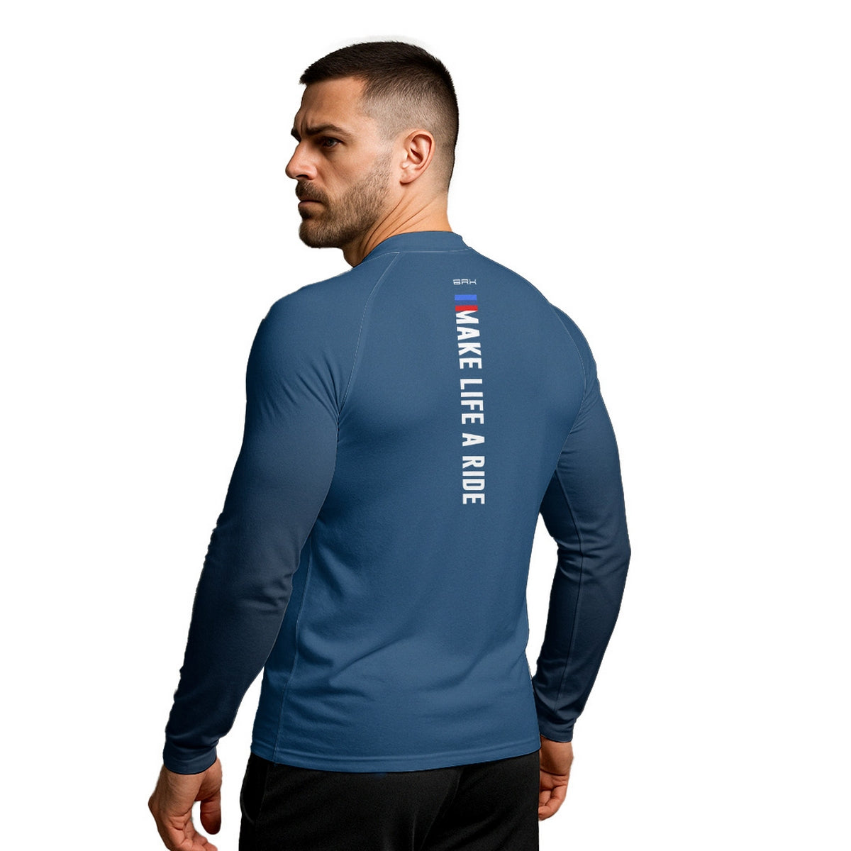 Camisa Segunda Pele Brk Make Life a Ride com Proteção UV50+