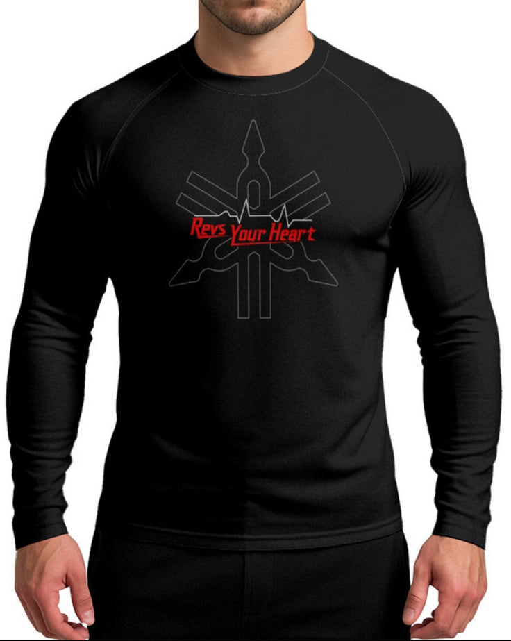 Camisa Segunda Pele Brk Motors Revs Your Heart com Proteção UV50+
