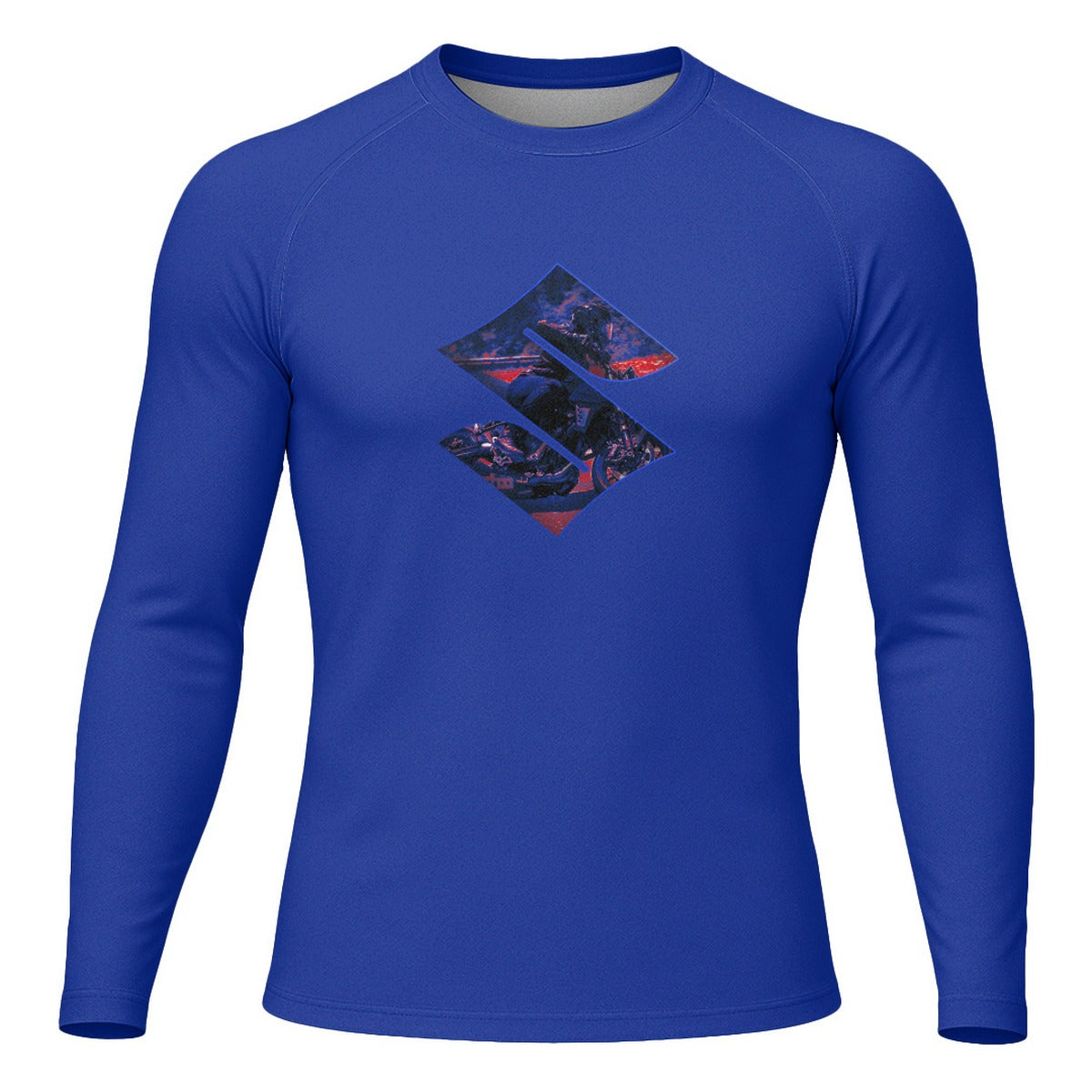 Camisa Segunda Pele Brk Motors Azul Clean com Proteção UV50+