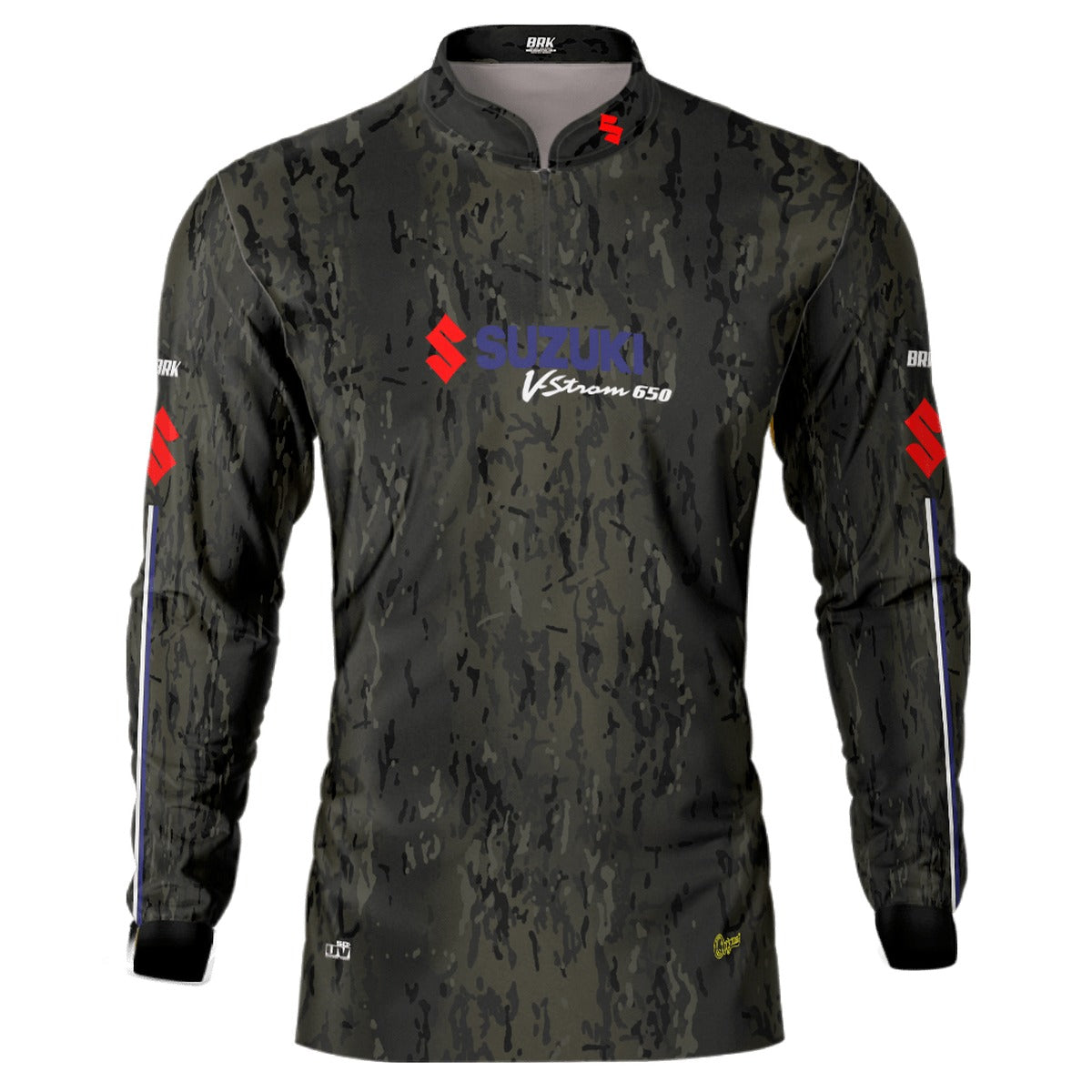Camisa de Motociclismo Brk Suzuki VStrom 650 com Proteção UV50+