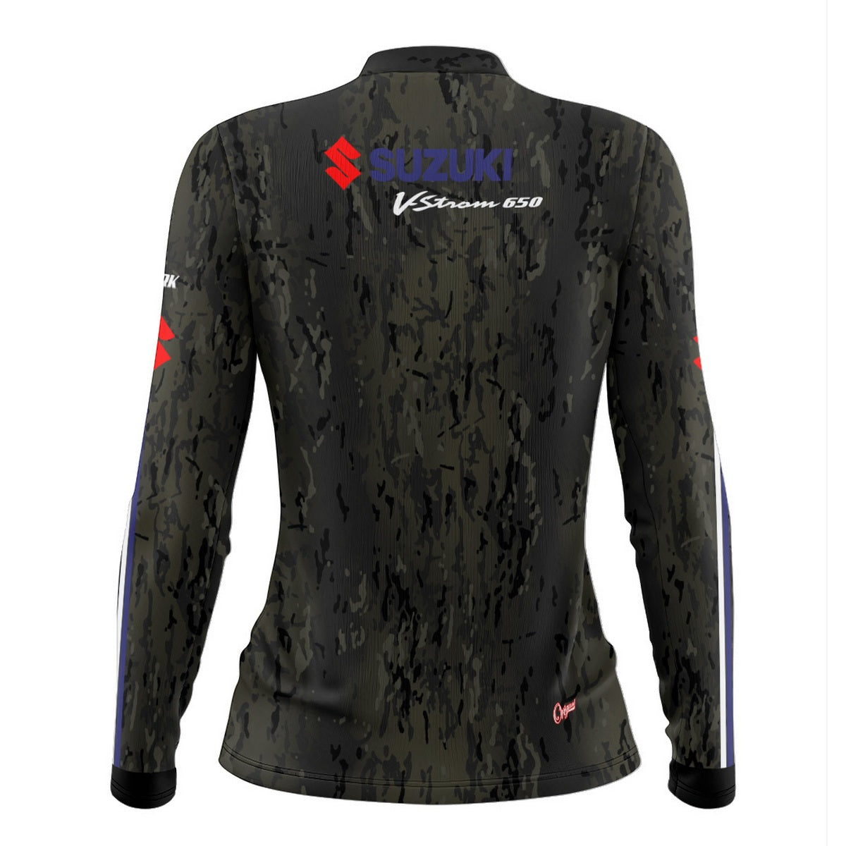 Camisa de Motociclismo Feminina Brk Suzuki VStrom 650 com Proteção UV50+