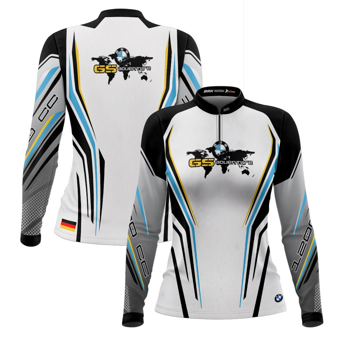 Camisa de Motociclismo Feminina Brk GS Adventure 04 com Proteção UV50+