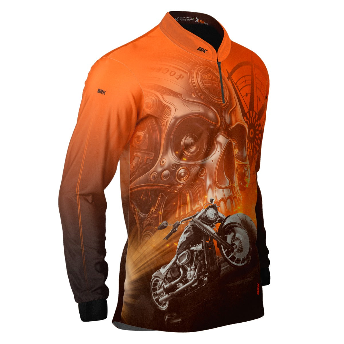 Camisa de Motociclismo Brk Fat Boy com Proteção UV50+