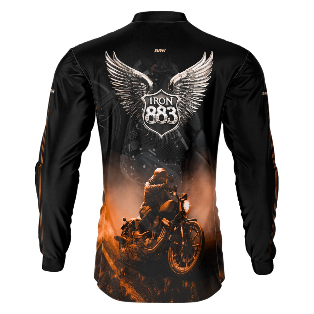 Camisa de Motociclismo Brk Iron 883 com Proteção UV50+
