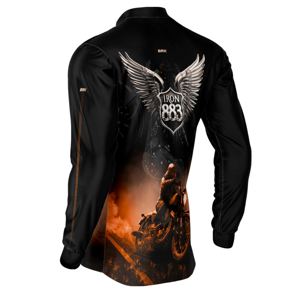 Camisa de Motociclismo Brk Iron 883 com Proteção UV50+