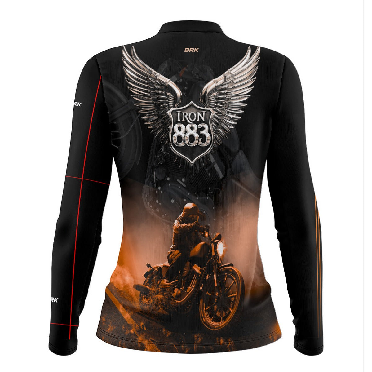 Camisa de Motociclismo Feminina Brk Iron 883 com Proteção UV50+