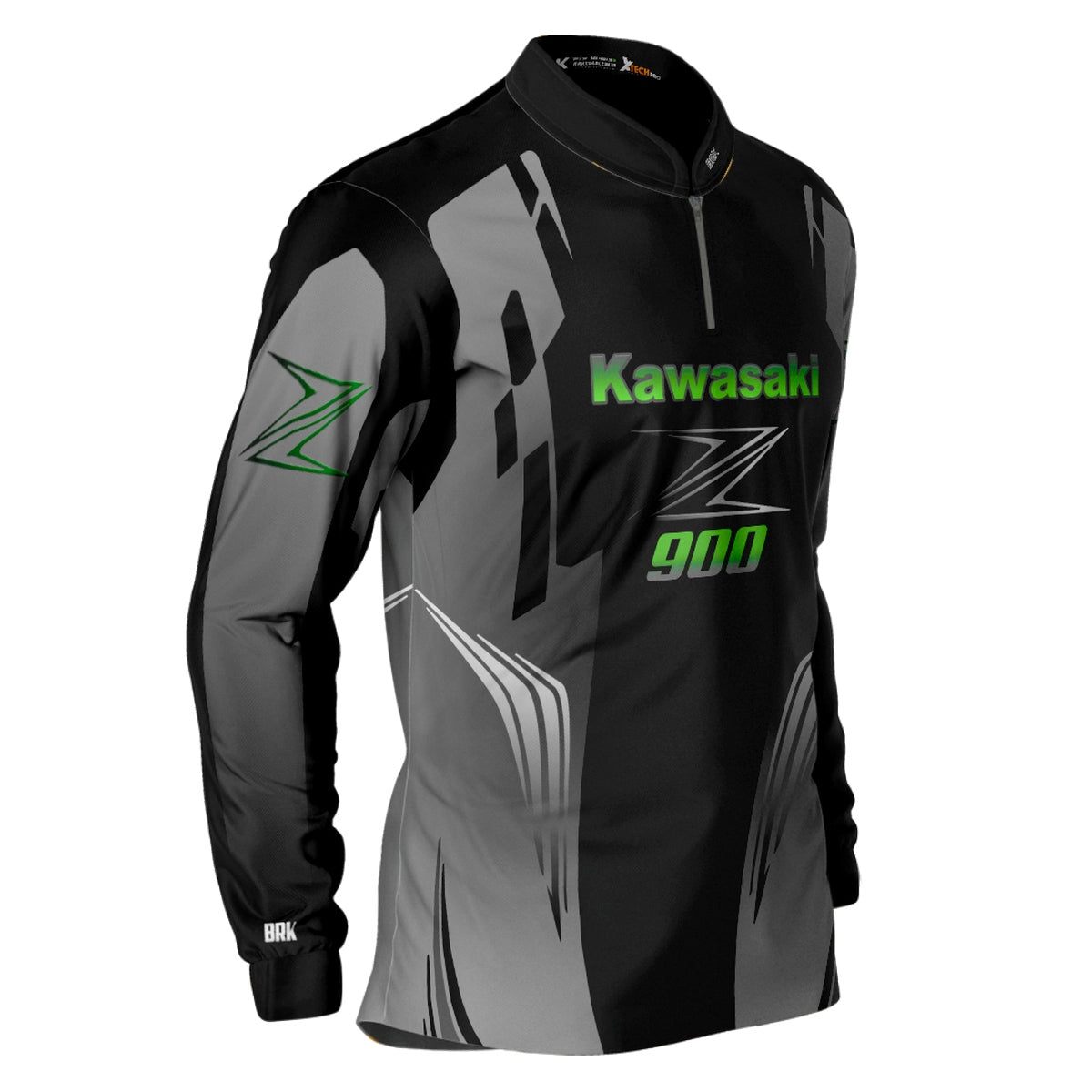 Camisa de Motociclismo Brk Kawasaki Z900 com Proteção UV50+