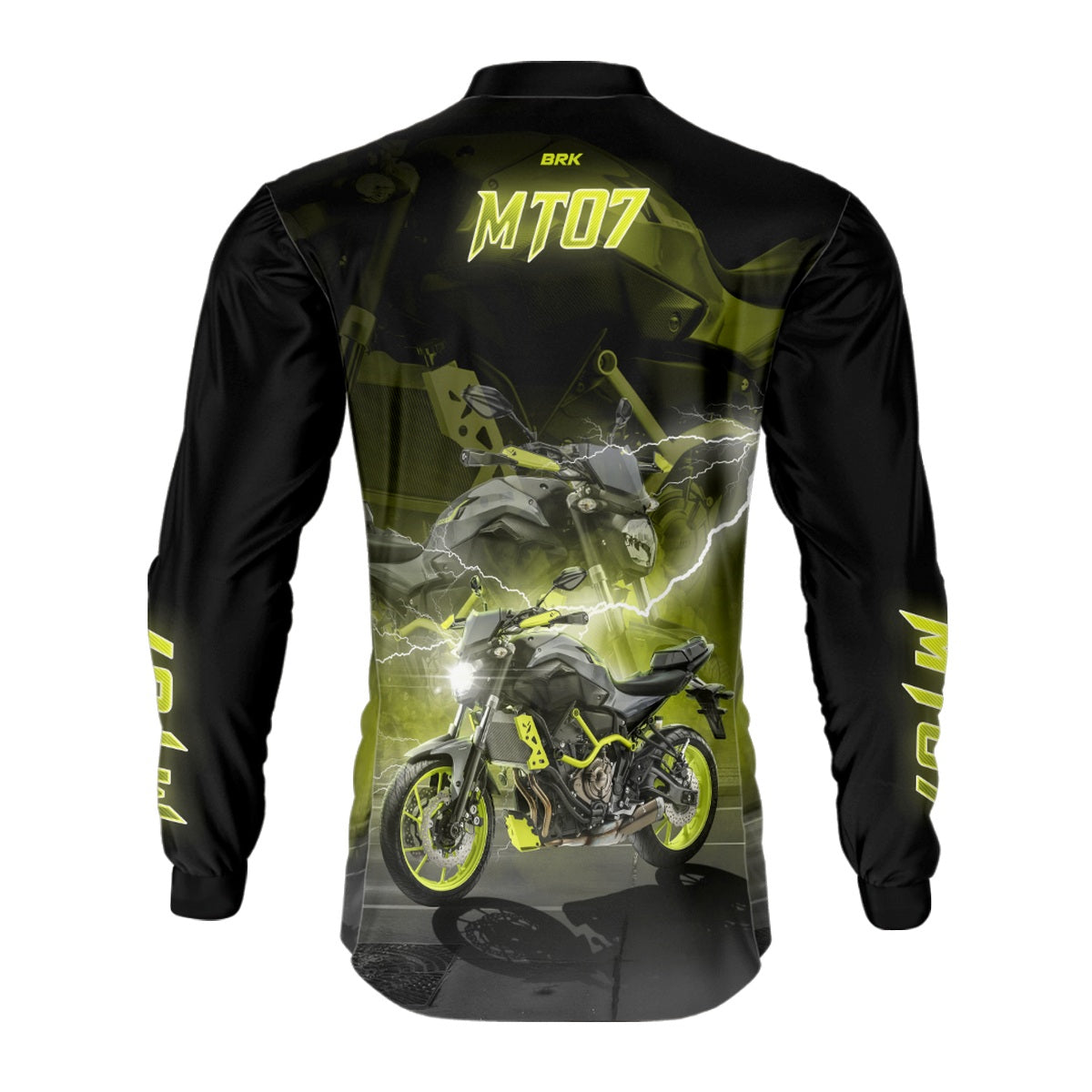 Camisa de Motociclismo Brk Motociclismo Yamaha MT 07 com Proteção UV50+