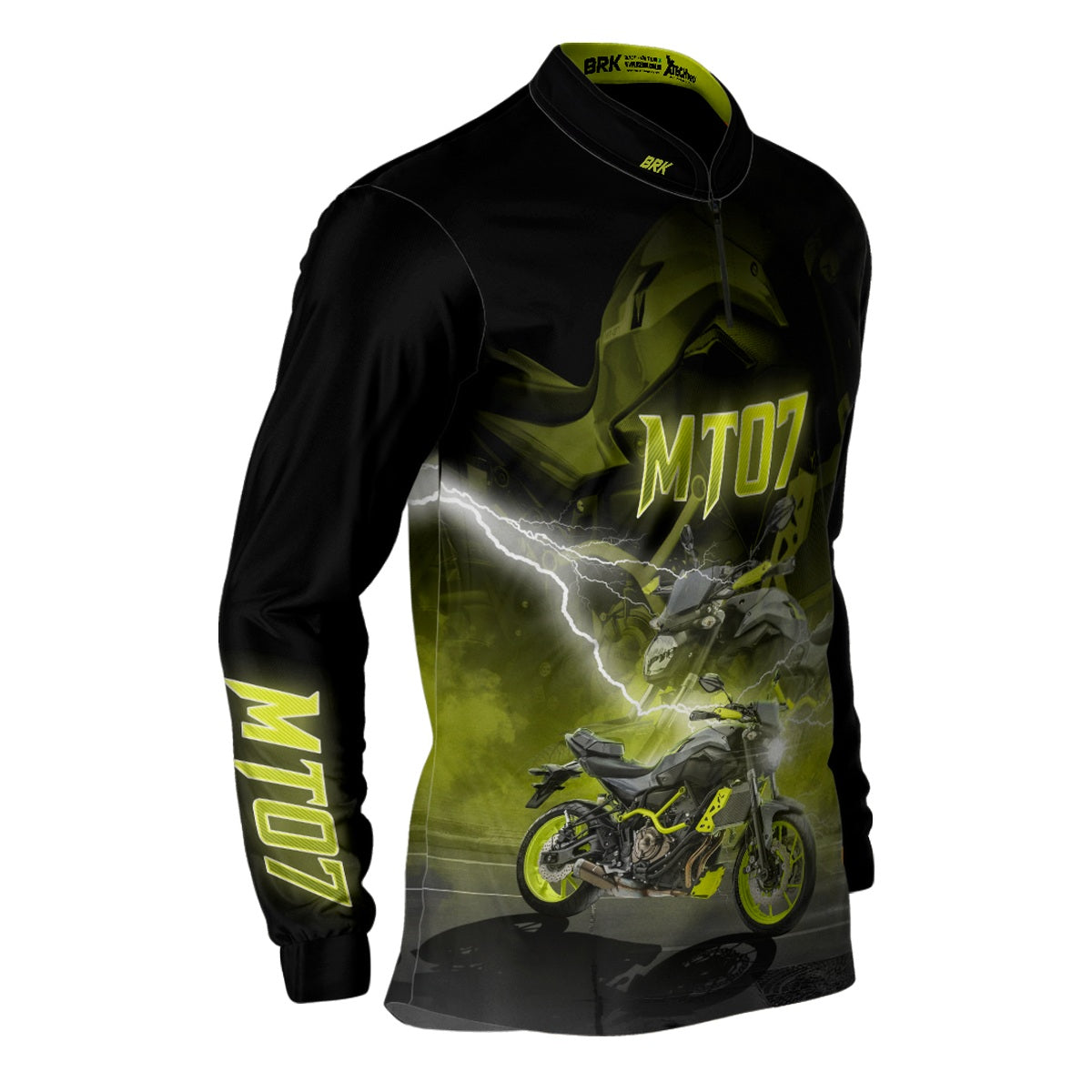 Camisa de Motociclismo Brk Motociclismo Yamaha MT 07 com Proteção UV50+