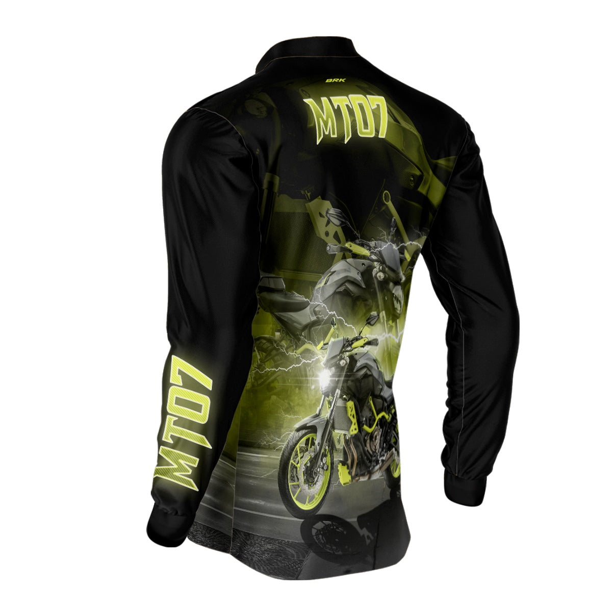 Camisa de Motociclismo Brk Motociclismo Yamaha MT 07 com Proteção UV50+