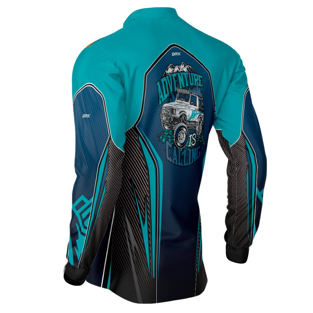 Camisa Brk Off Road Azul com Proteção Solar UV50+
