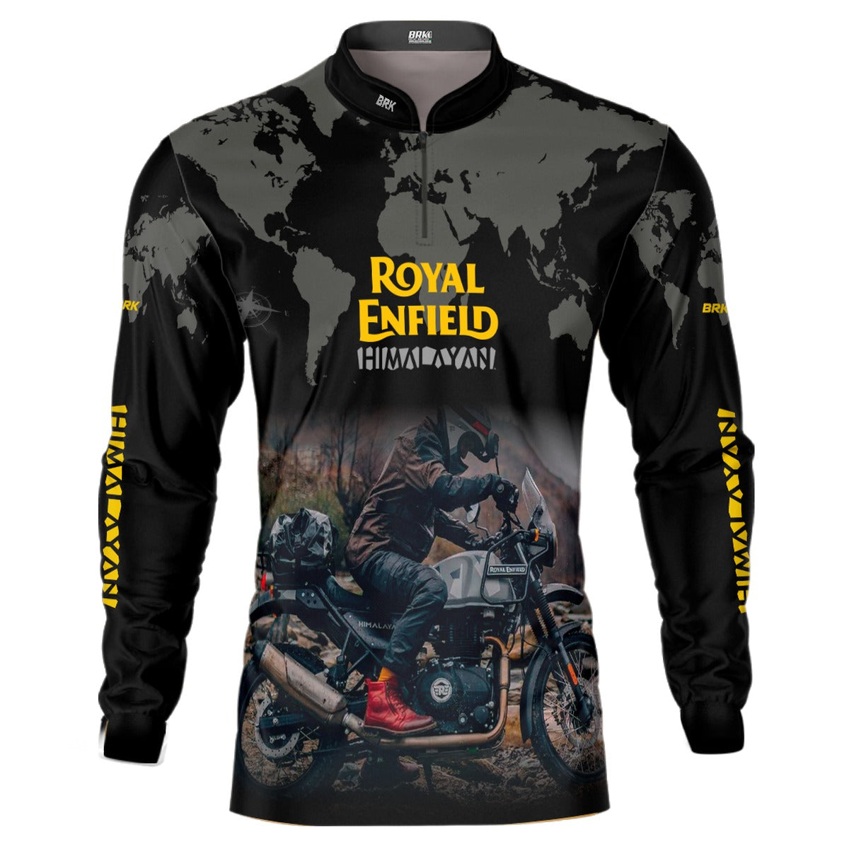 Camisa de Motociclismo Brk Royal Enfield Himalaian com Proteção UV50+