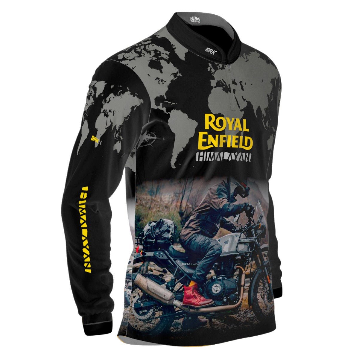 Camisa de Motociclismo Brk Royal Enfield Himalaian com Proteção UV50+