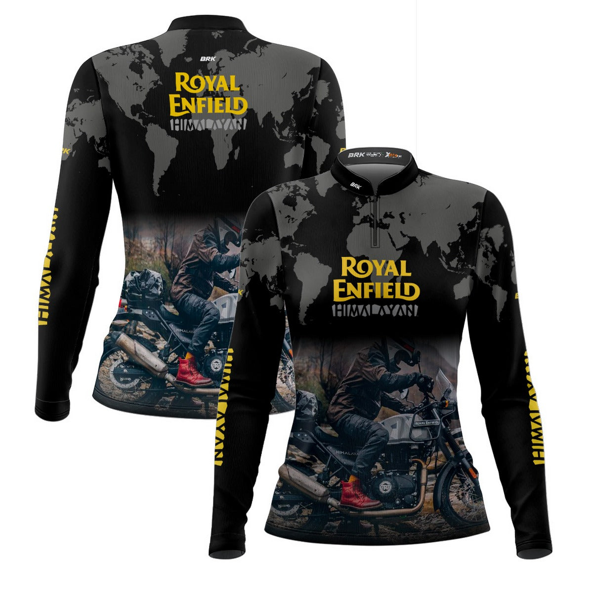 Camisa de Motociclismo Feminina Brk Royal Enfield Himalaian com Proteção UV50+